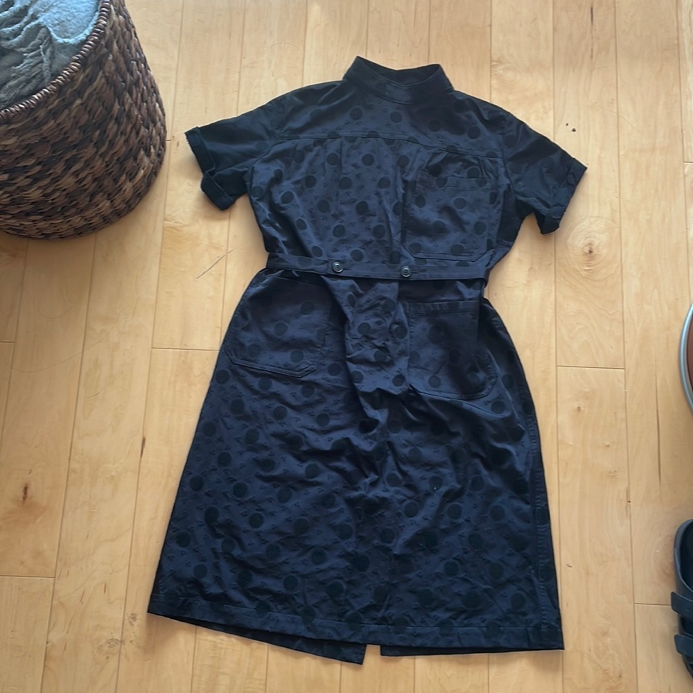 Comme des Garçons black cotton dress